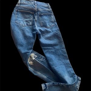 ZARA skinny ripped jeans size 2